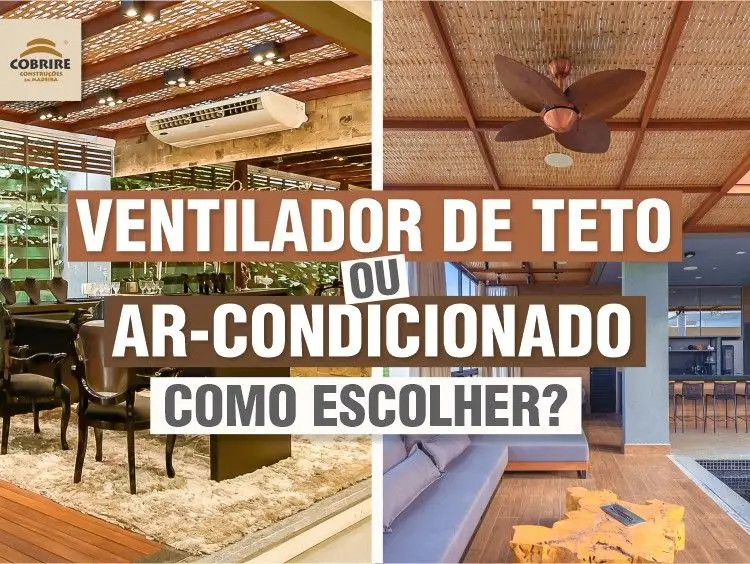 Ventilador de teto ou ar-condicionado no pergolado - Capa